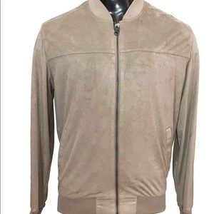 Zara suede bomber jacket